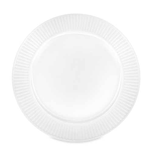 Тарелка обеденная 28 см, фарфор, белый, 214228BL1, Plisse, Pillivuyt