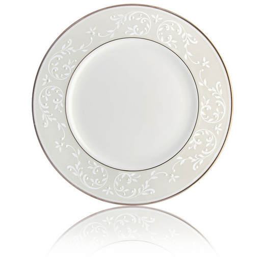 Тарелка акцентная 23 см, фарфор, LEN6141030, Чистый опал, Lenox
