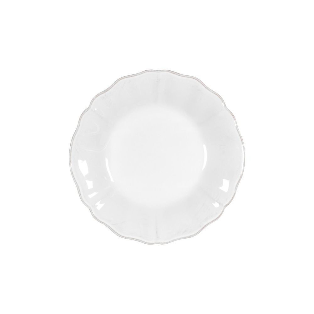 Тарелка суповая 24,5 см 630 мл Costa Nova Alentejo White белая