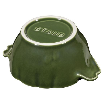 Кокот керамический жаропрочный "Артишок", 500 мл, 12,5 см, зелёный, Staub