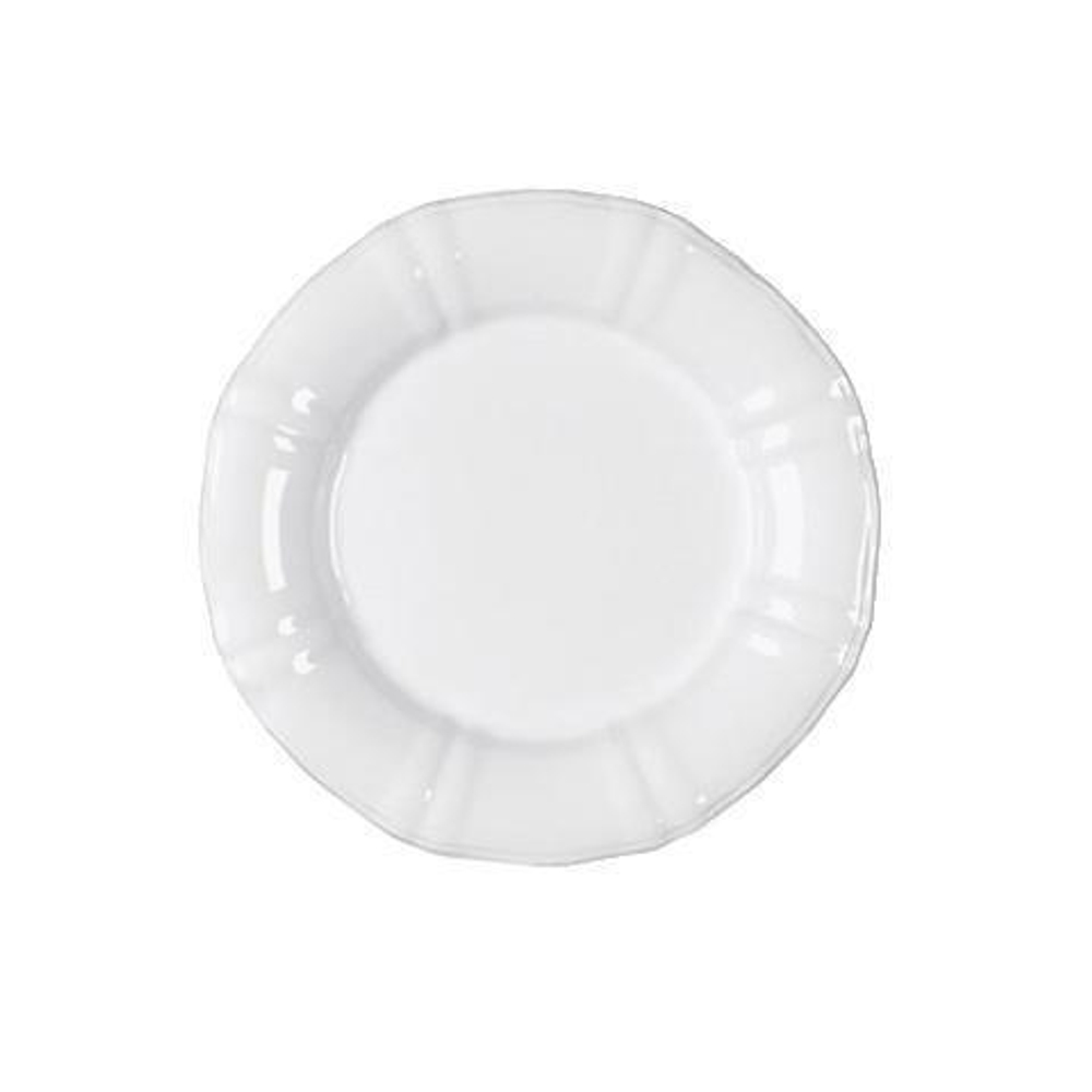 Тарелка салатная 21,8 см Costa Nova Village White белая