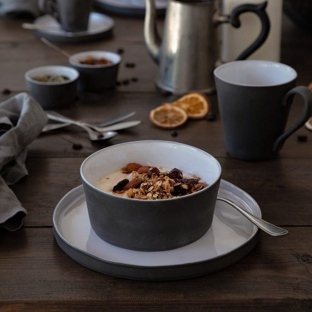 Тарелка суповая 13,9 см 510 мл Costa Nova Lagoa Eco Gres White белая