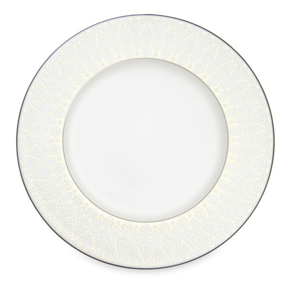 Тарелка закусочная Narumi Аврора жемчуг 23 см, фарфор костяной