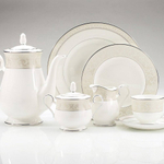 Салатник порционный Noritake Монтвейл Платиновый кант 15,5 см