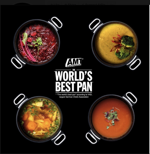 Алюминиевый сотейник с антипригарным покрытием AMT826, 26 см, 3.6 л, Frying Pans, АМТ