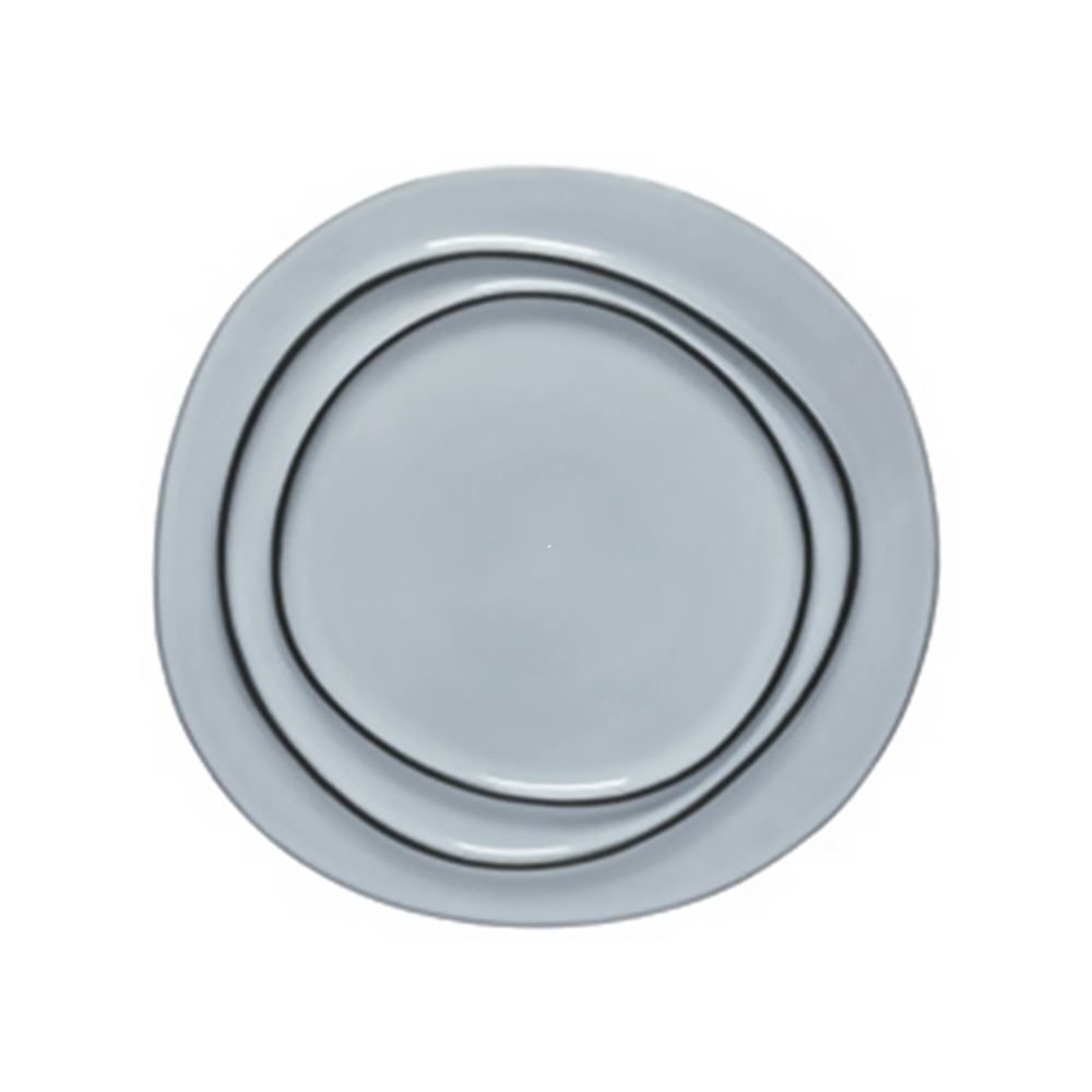 Тарелка обеденная керамическая 28 см Costa Nova Ambar серая