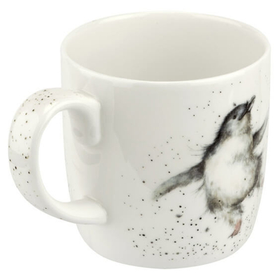 Фарфоровая кружка для чая или кофе "Забавная фауна. Поздравляю (пингвин)", 400 мл, Royal Worcester