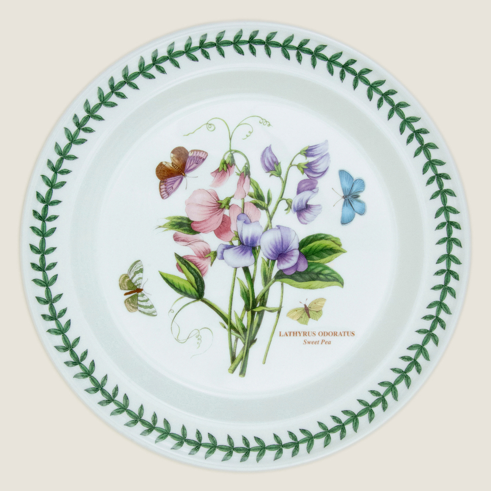 Тарелка обеденная Portmeirion "Ботанический сад. Душистый горошек" 25см