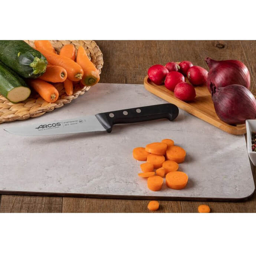 Универсальный нож 15 см, из высокоуглеродистой нержавеющей стали, черный, 2813-B, Universal, Arcos