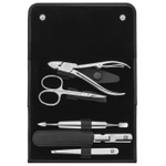 Маникюрный набор 5 пр. Inox черный, Zwilling