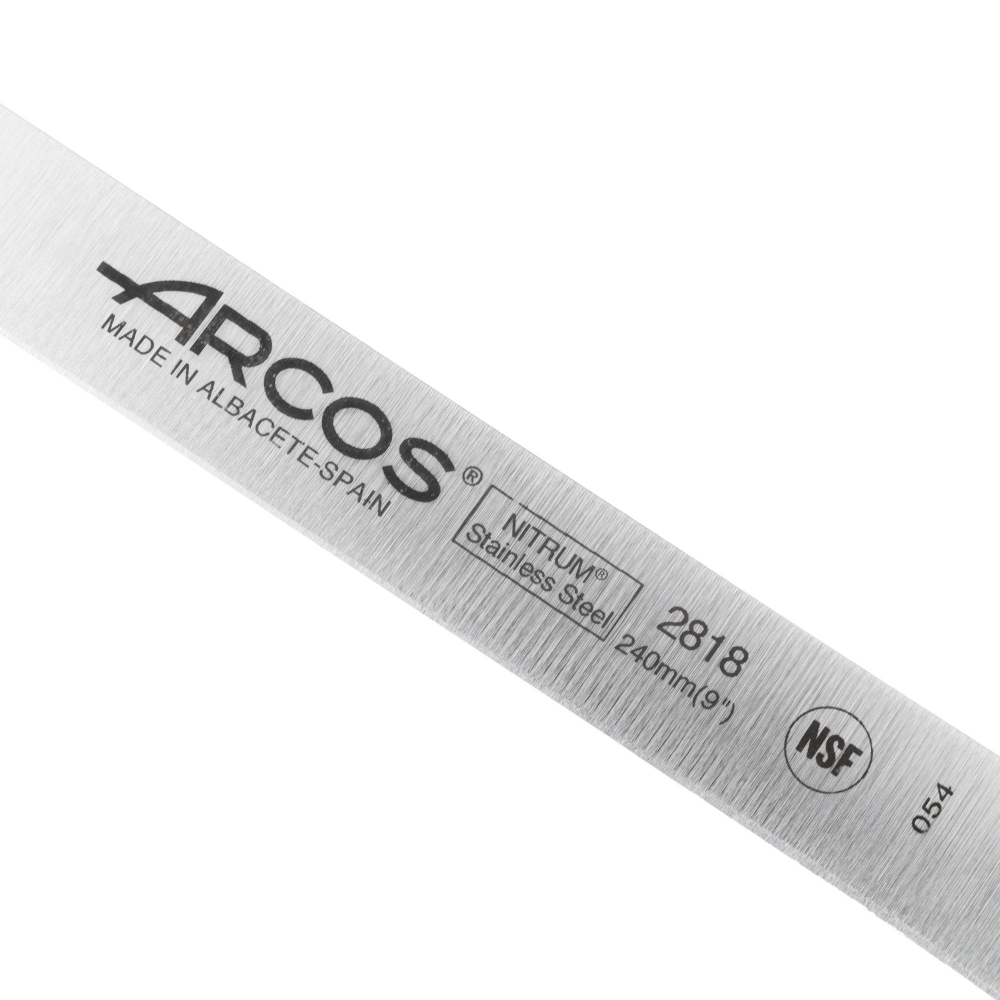 Нож для нарезки 24 см, из нержавеющей стали, 2818-B, черный, Universal, Arcos