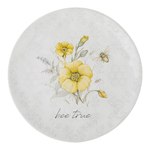 Тарелка закусочная Bee true 21 см Certified Int. Пчелки