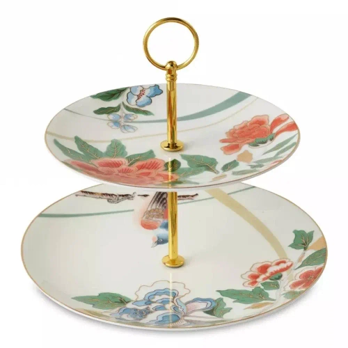 Блюдо двухярусное 26,5 см Mix&Match Home Гармония