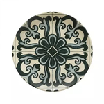 Тарелка закусочная 21,6 см Costa Nova Elements Lamego зеленая COP211-02419A