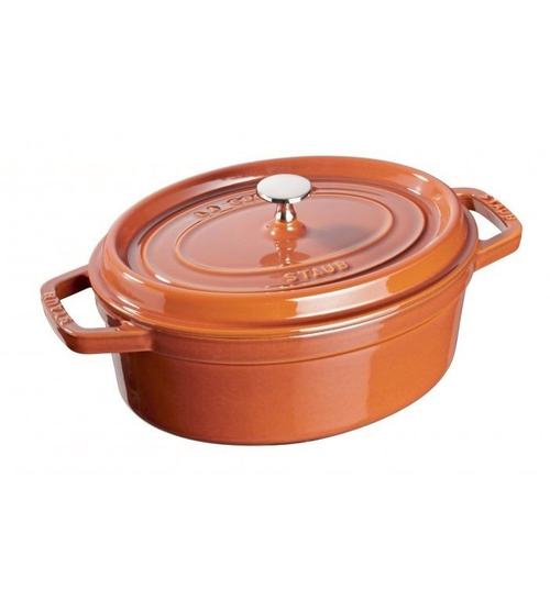 Кокот овальный, 29 см, корица, La Cocotte, Staub