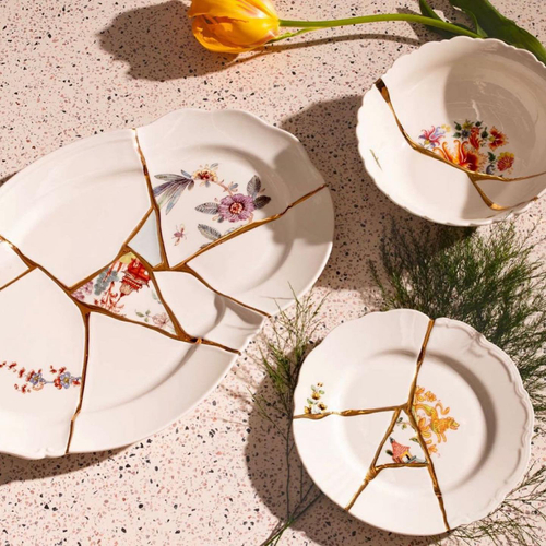 Блюдо 42,5x29 см, Kintsugi, Seletti