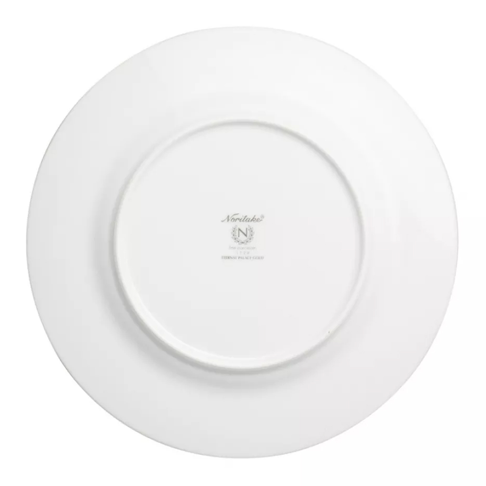 Тарелка закусочная Noritake Царский дворец, золотой кант 21 см, фарфор