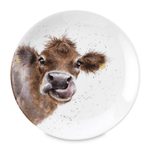 Тарелка десертная "Забавная фауна. Корова", 16,5 см, Royal Worcester