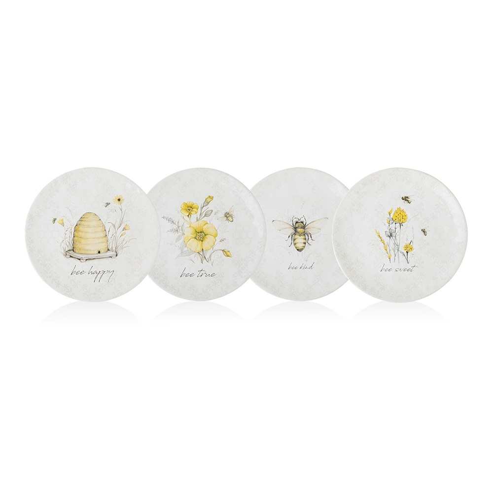 Тарелка закусочная Bee true 21 см Certified Int. Пчелки