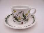 Чашка чайная с блюдцем Portmeirion "Ботанический сад. Желтый жасмин" 200мл
