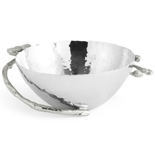 Конфетница Michael Aram Белая орхидея 15 см, сталь нержавеющая, серебристый