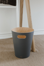 Корзина для мусора Woodrow зелёная, Umbra