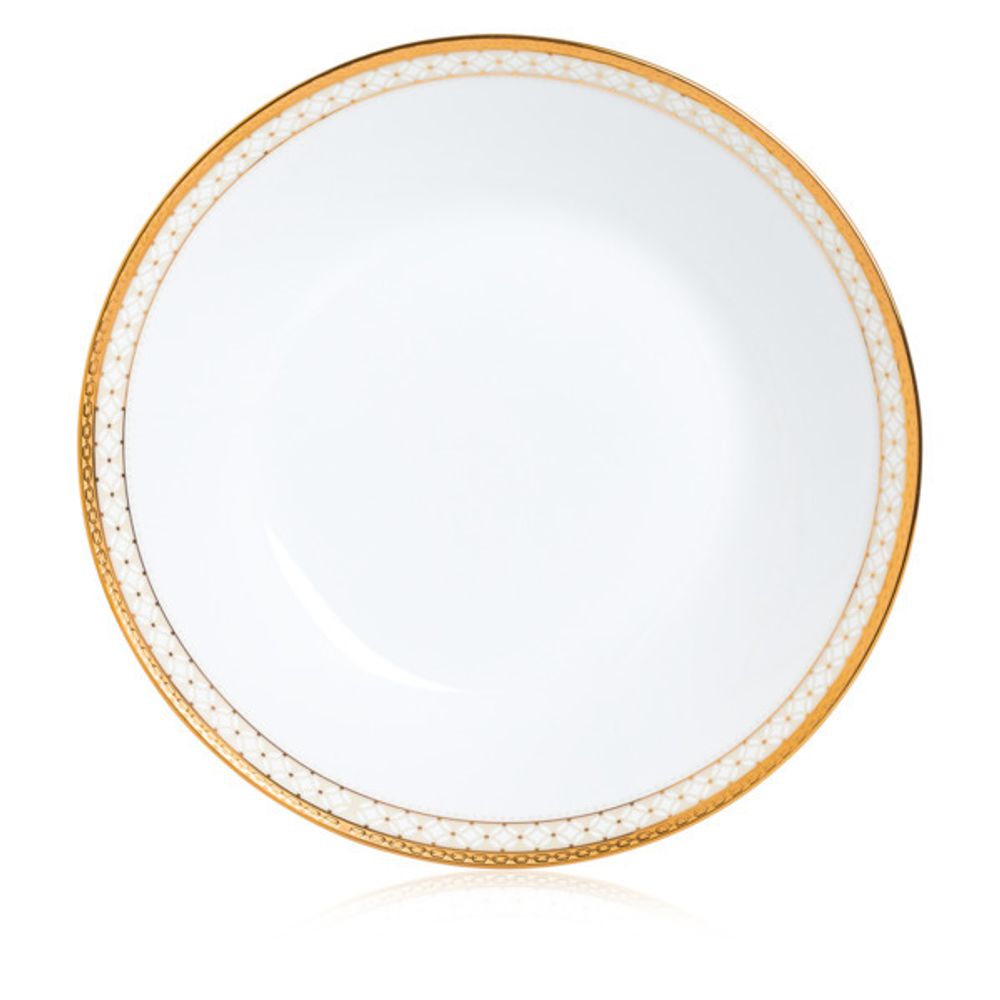 Тарелка для пасты Noritake Рочестер Золотой кант 19 см
