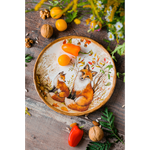 Тарелка десертная Лисички 21,5 см Certified Int. Сосновый лес