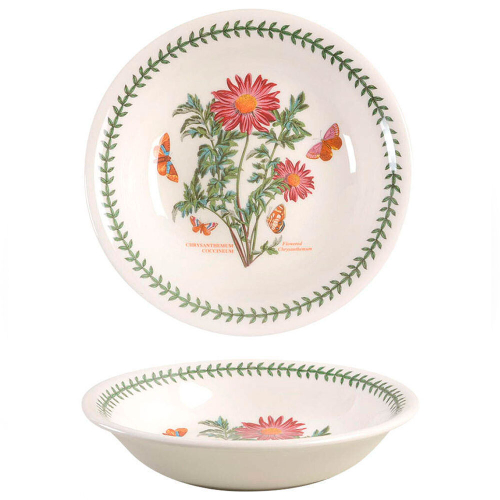 Тарелка для пасты Portmeirion "Ботанический сад. Хризантема красная" 22см