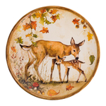 Тарелка десертная Косули 21,5 см Certified Int. Сосновый лес