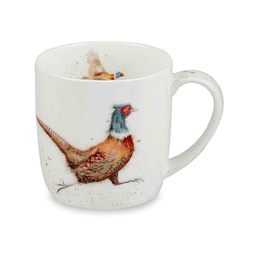 Кружка фарфоровая "Забавная фауна. Властелин леса (Фазан)", 310 мл, Royal Worcester