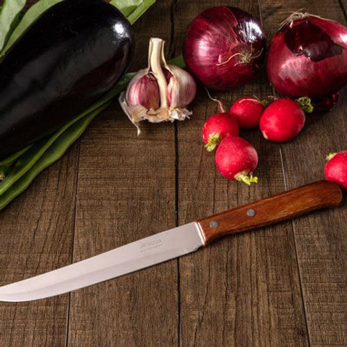 Универсальный нож 15.5 cм, из прокатной высокоуглеродистой нержавеющей стали, деревянная ручка, 100701, Latina, Arcos