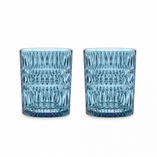 Набор стаканов 2 шт, 304 мл для виски голубой, Ethno, Nachtmann