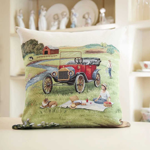 Наволочка 45x45 см, коллекция "Пикник", Le Gobelin