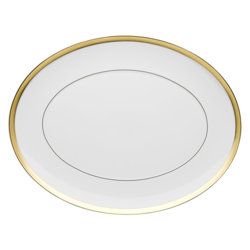 Блюдо овальное Vista Alegre Domo Gold 41,5х32 см, фарфор