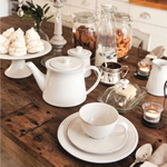 Тарелка суповая 25,3 см Costa Nova Friso White белая