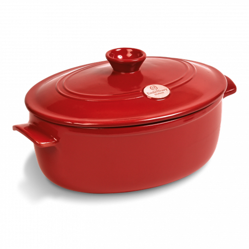 Кастрюля керамическая для курицы и утки, 6 литров, 26x33 см, Emile Henry