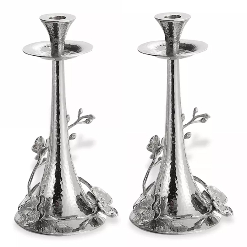 Набор подсвечников Michael Aram Белая орхидея 28 см, 2 шт, латунь