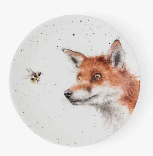 Десертная тарелка фарфоровая "Забавная фауна. Лисица", 16,5 см, Royal Worcester