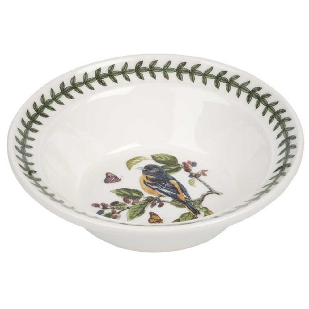 Тарелка для каши Portmeirion "Ботанический сад. Птицы. Иволга"  15см