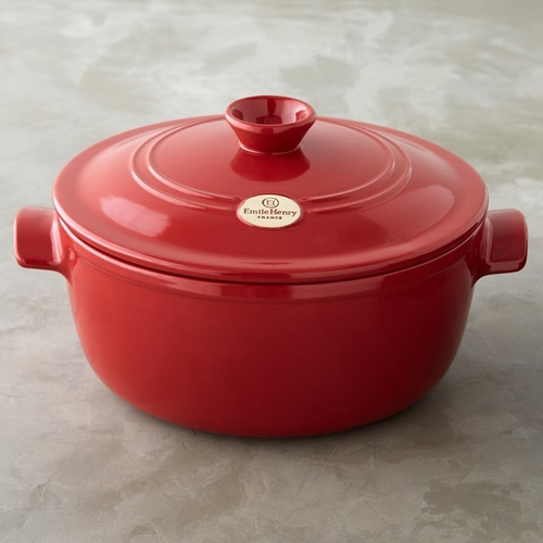 Кастрюля керамическая жаропрочная, 5,3 литра, 28,5 см, Emile Henry