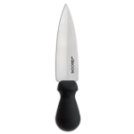 Нож для сыра (прамезана) 14 см, из нержавеющей стали, пластиковая рукоять, черный, 792600, Profesionales, Arcos