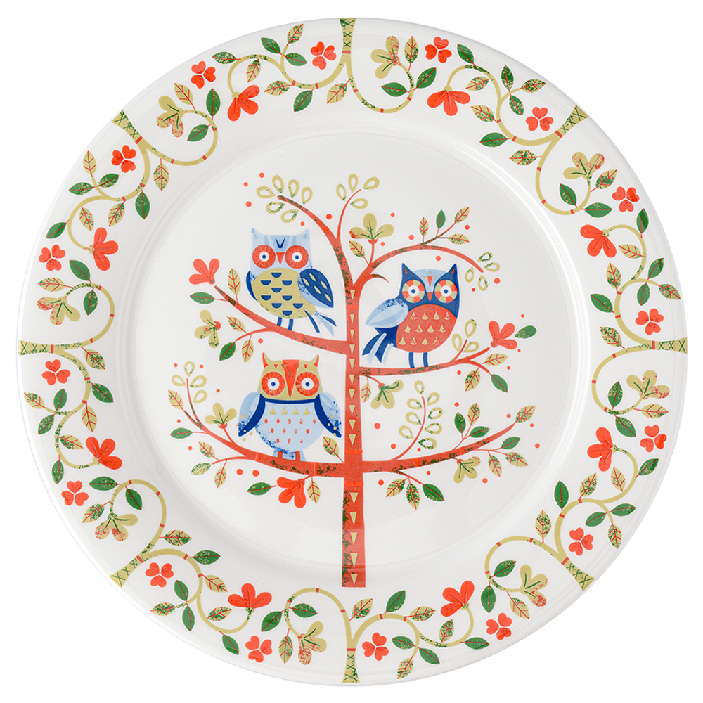 Тарелка Owl из коллекции Birds of Paradise, ?28 см