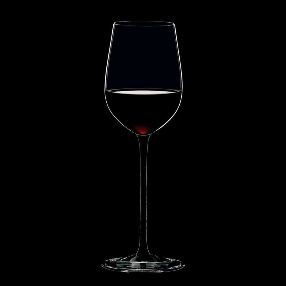 Хрустальный бокал для вина Mature Bordeaux ручной работы, 350 мл, Sommeliers Black Tie, Riedel (черный)