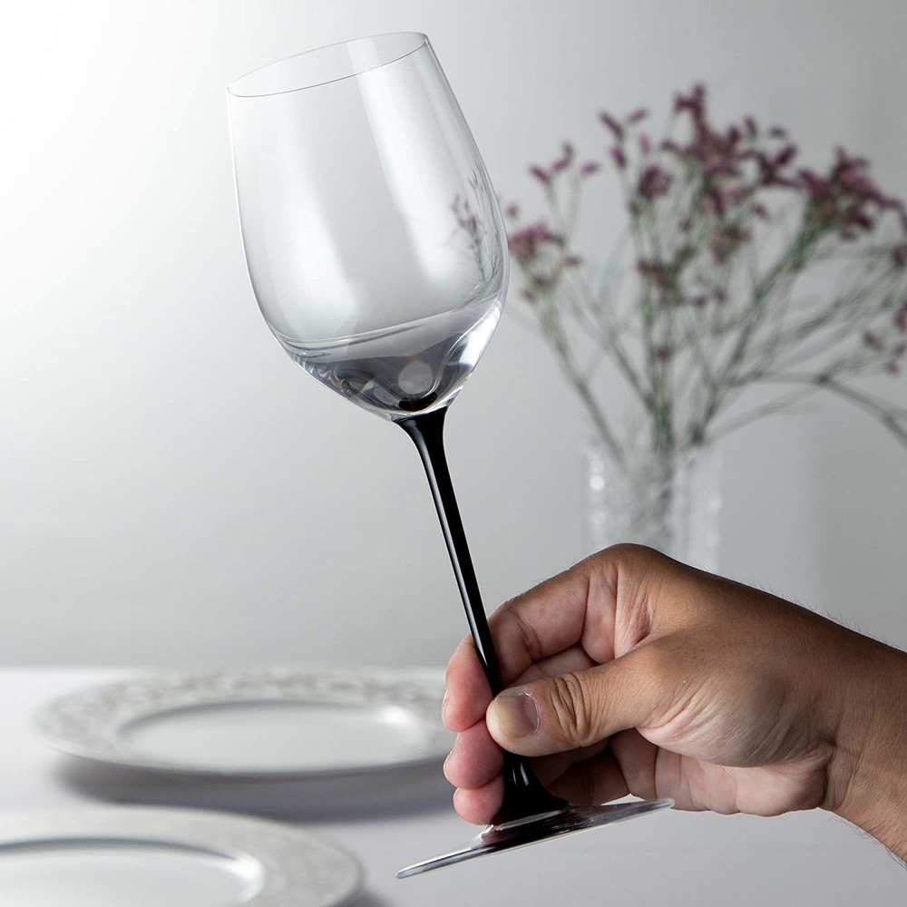 Хрустальный бокал для вина Mature Bordeaux ручной работы, 350 мл, Sommeliers Black Tie, Riedel (черный)
