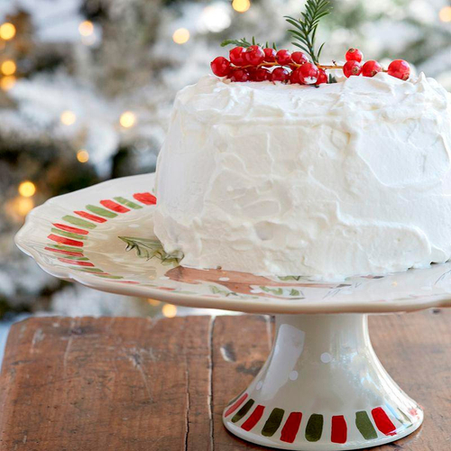 Блюдо на ножке 33 см, белый, Deer Friends, Costa Nova