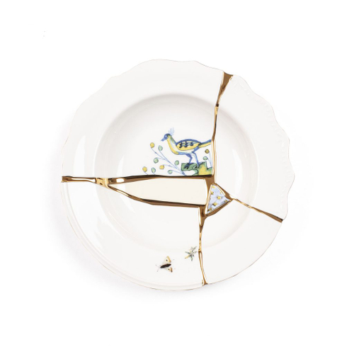 Глубокая тарелка 22 см, Kintsugi, Seletti (09621)