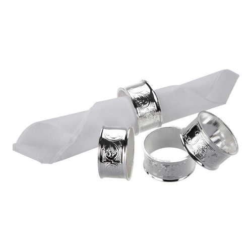 Набор колец для салфеток 4,5 см Queen Anne 4 пр