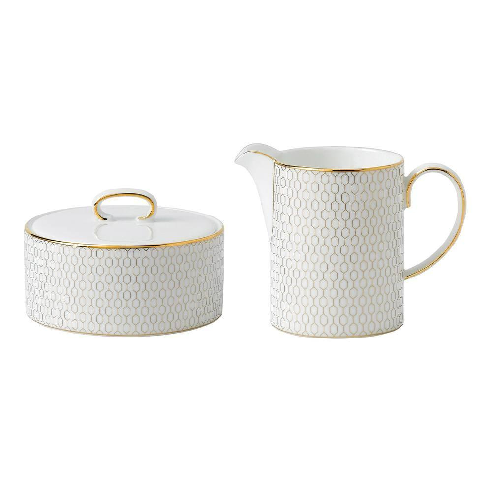 Набор из молочника и сахарницы Wedgwood Аррис, фарфор