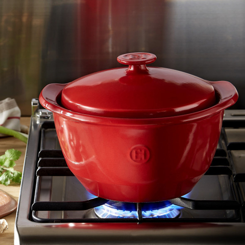 Мульти-кастрюля керамическая жаропрочная, 2 литра, 25 см, Emile Henry